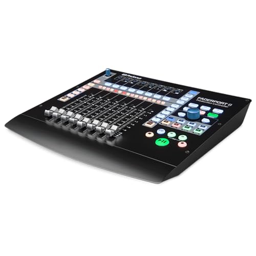 Pre Sonus FaderPort™ 8: 8-channel Mix Production Controller Bundle w/ 4-Pack Pig Hog PHM10 8mm Mic Cable and Liquid Audio Polishing Cloth - Image 4