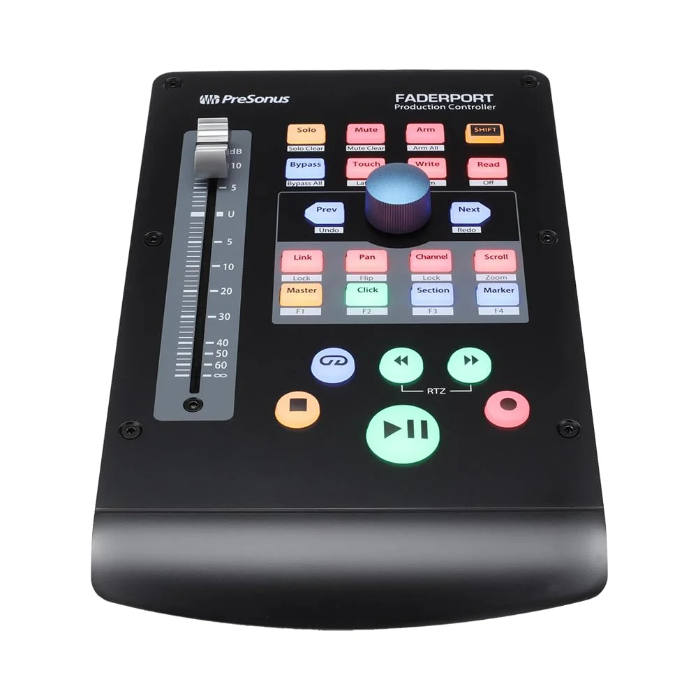 Pre Sonus FaderPort® DAW Controller Bundle w/ 2-Pack Pig Hog PHM10 8mm Mic Cable and Liquid Audio Polishing Cloth - Image 5