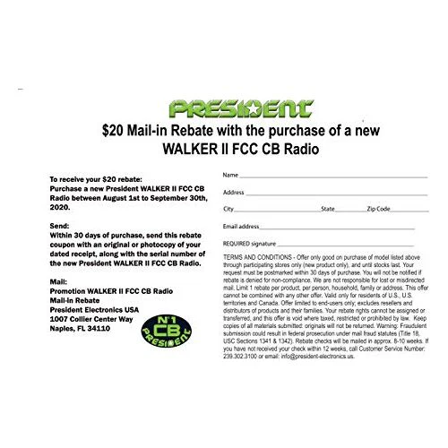 President Walker II CB Radio - Image 4