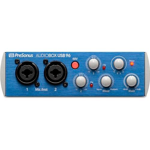 PreSonus AudioBox 96 Studio USB 2.0 Recording Bundle with Interface, Headphones, Microphone and Studio One software - Image 3