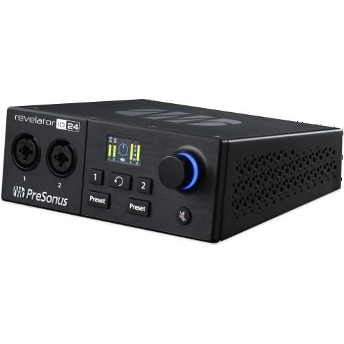 PreSonus Revelator io24 USB-C Compatible Audio Interface with Integrated Loopback Mixer and Effects for Streaming, Podcasting, and More - Image 10