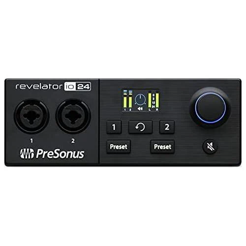 PreSonus Revelator io24 USB-C Compatible Audio Interface with Integrated Loopback Mixer and Effects for Streaming, Podcasting, and More - Image 2