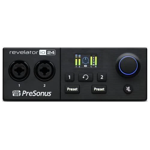 PreSonus Revelator io24 USB-C Compatible Audio Interface with Integrated Loopback Mixer and Effects for Streaming, Podcasting, and More - Image 4