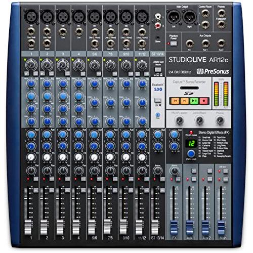 PreSonus StudioLive AR8c 8-Channel USB-C Hybrid Digital/Analog Performance Mixer, Unpowered - Image 10