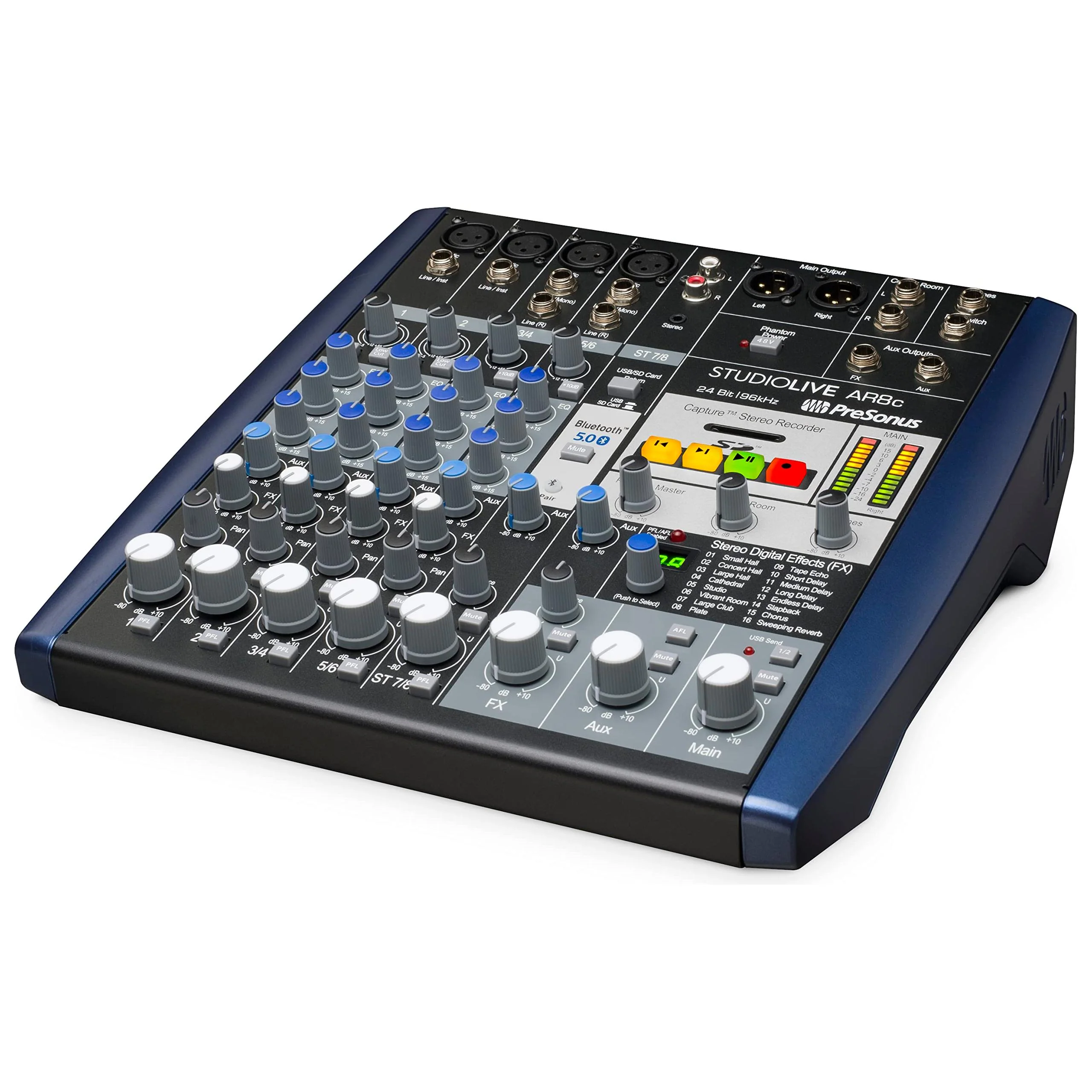 PreSonus StudioLive AR8c 8-Channel USB-C Hybrid Digital/Analog Performance Mixer, Unpowered - Image 12