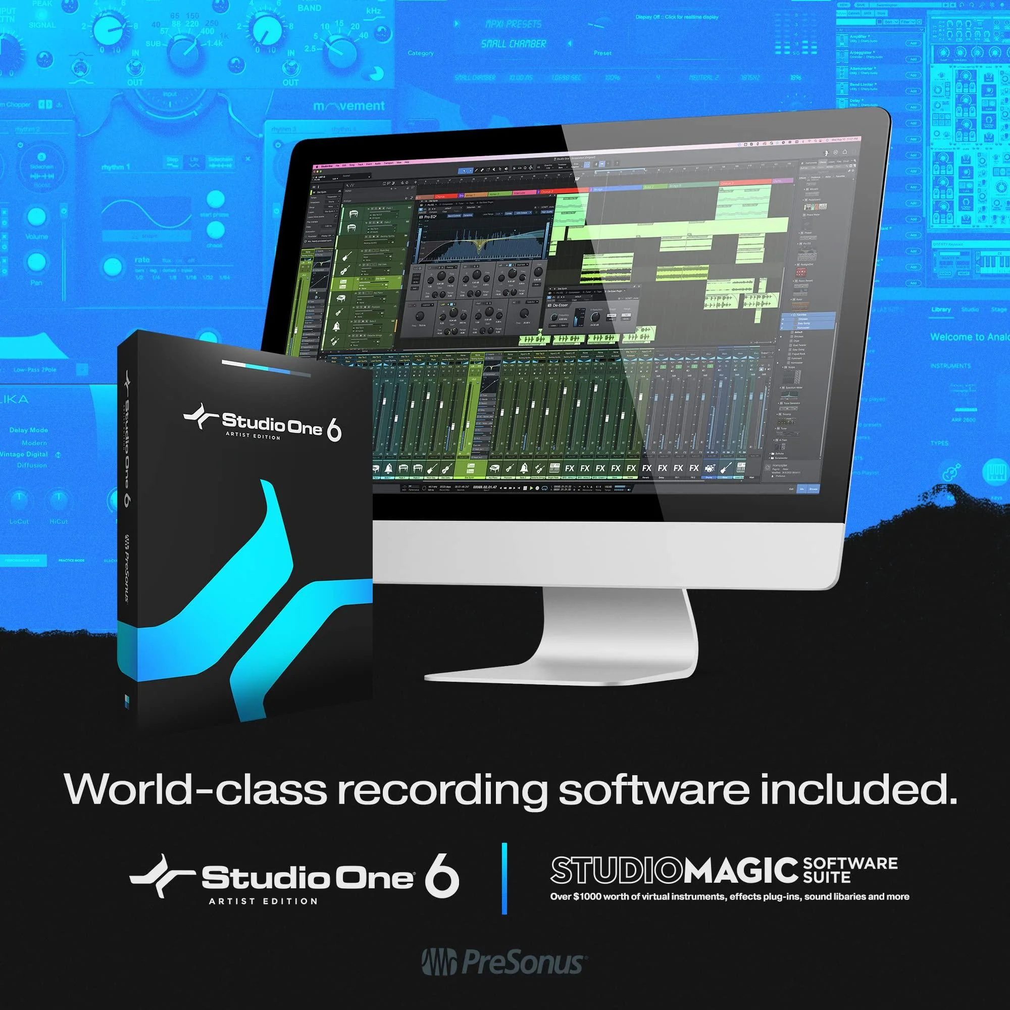 PreSonus StudioLive AR8c 8-Channel USB-C Hybrid Digital/Analog Performance Mixer, Unpowered - Image 13