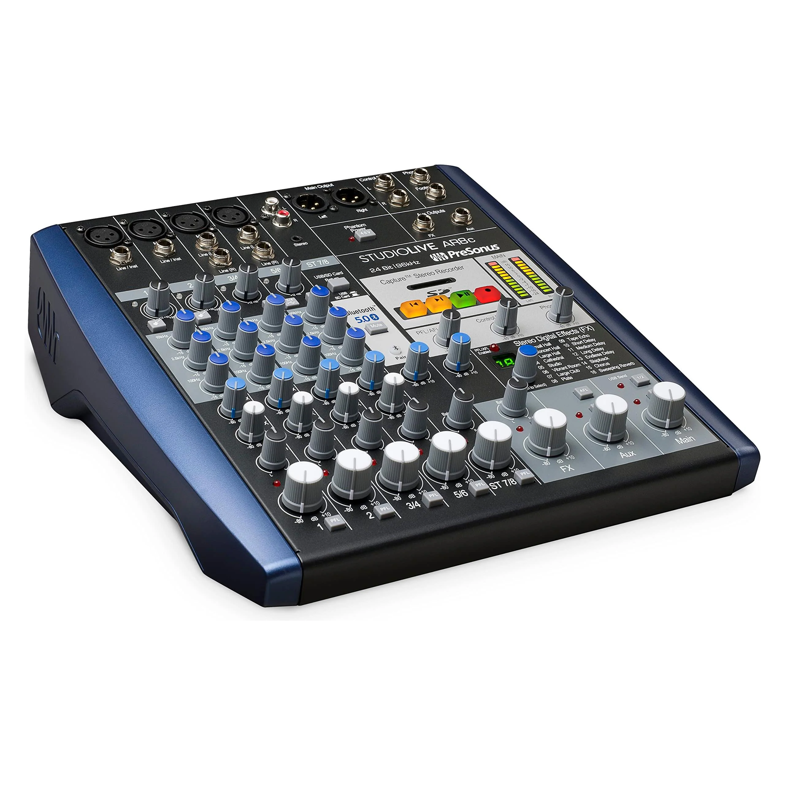 PreSonus StudioLive AR8c 8-Channel USB-C Hybrid Digital/Analog Performance Mixer, Unpowered - Image 15