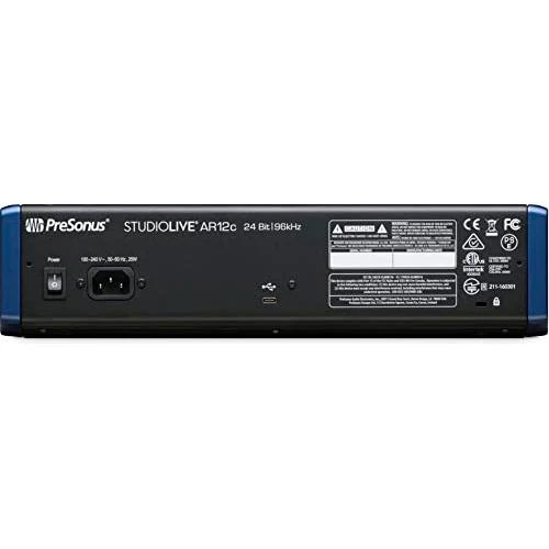 PreSonus StudioLive AR8c 8-Channel USB-C Hybrid Digital/Analog Performance Mixer, Unpowered - Image 18