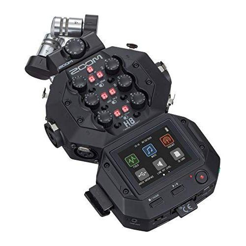 Zoom H8 12-Track Portable Recorder, Stereo Microphones, 6 Inputs, Touchscreen Interface, USB Audio Interface, Battery Powered, for Stereo/Multitrack Audio for Video, Podcasting, and Music - Image 5