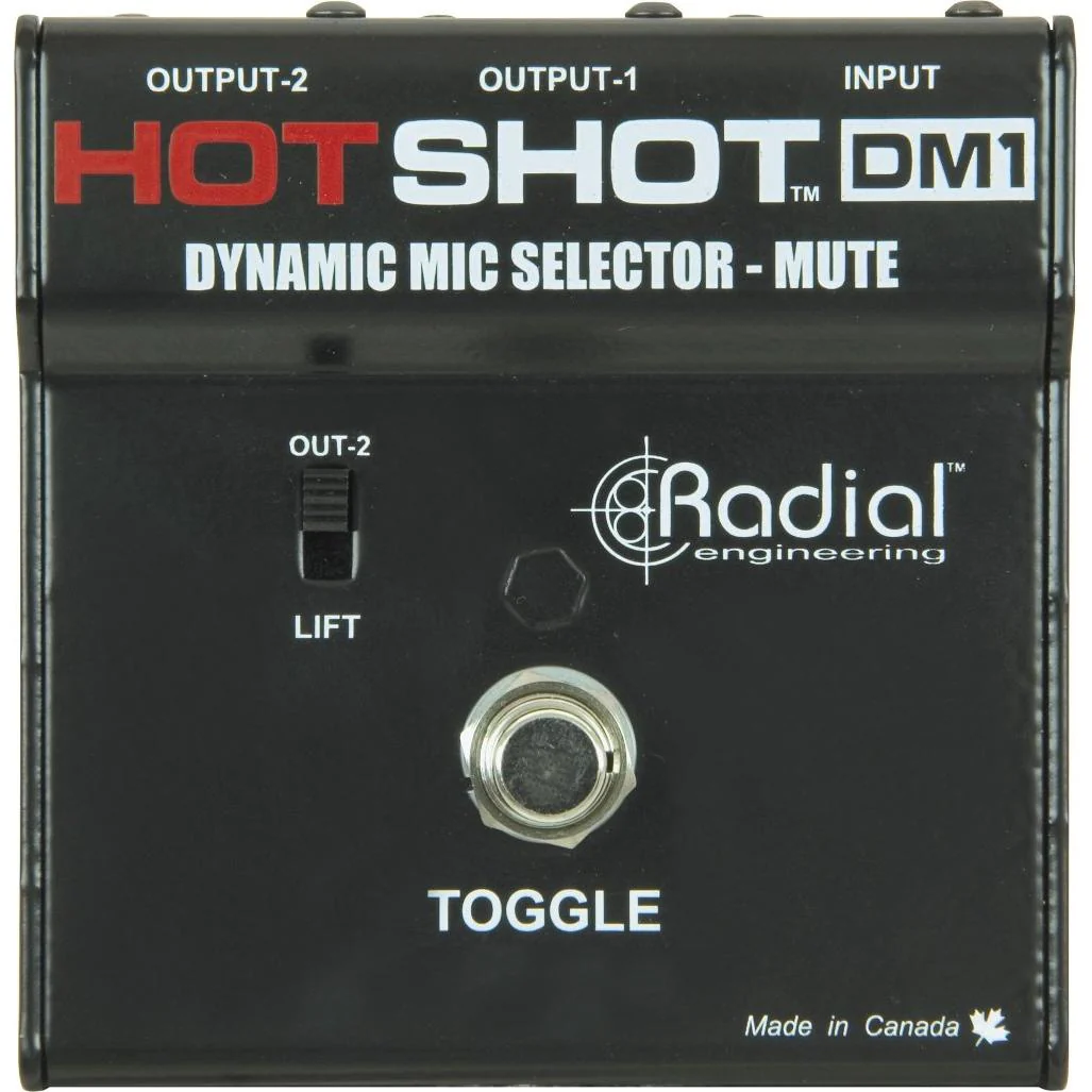 Radial Engineering HotShot DM1 Microphone Signal Muting Footswitch - Image 3