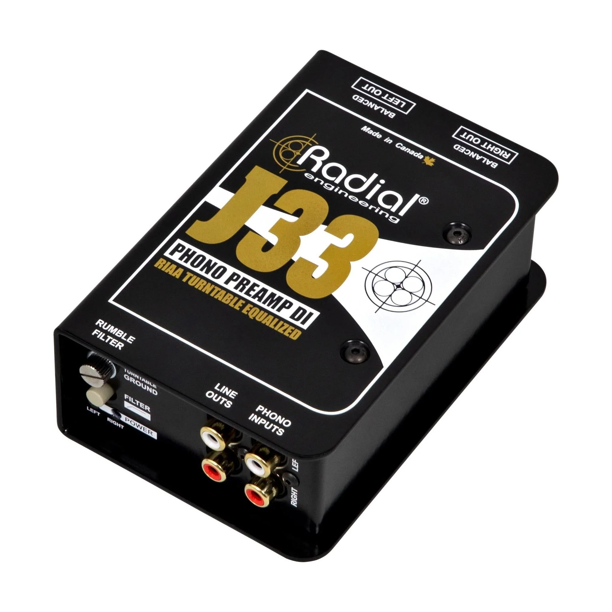 Radial Engineering J33 Phono Preamp and Active DI RIAA Turntable Pre-Amp - Image 2