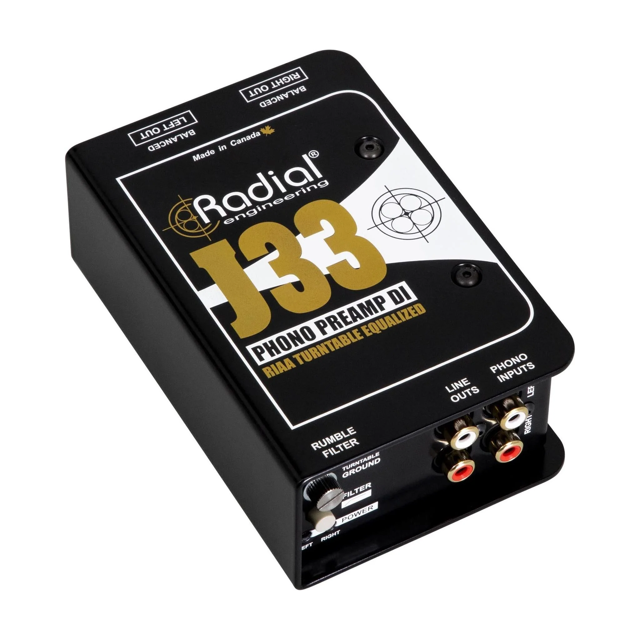 Radial Engineering J33 Phono Preamp and Active DI RIAA Turntable Pre-Amp - Image 3