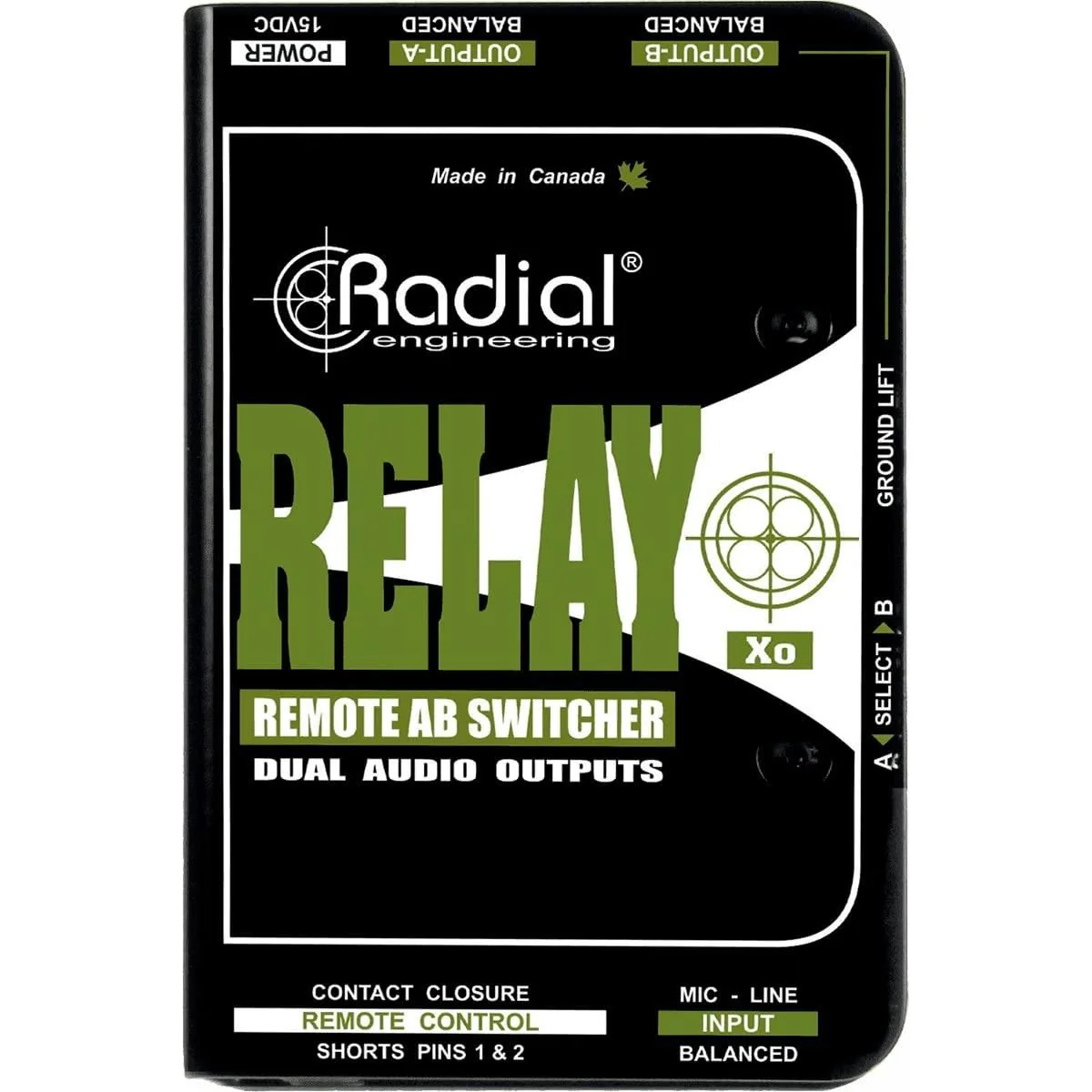Radial Engineering Relay XO Balanced AB Signal Switcher - Image 2