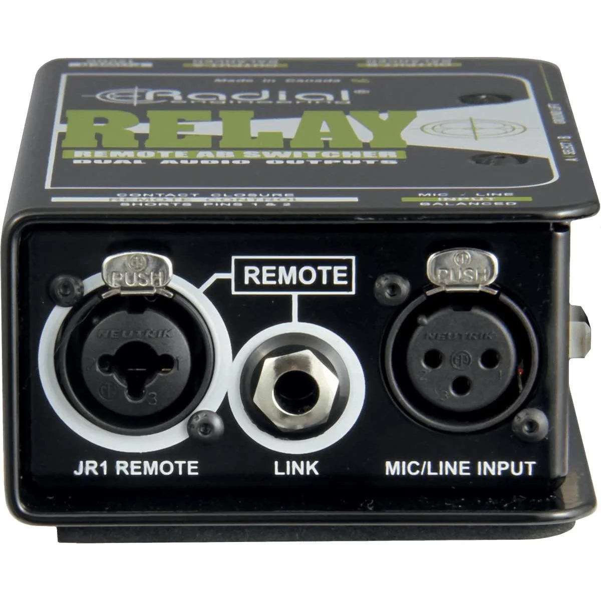 Radial Engineering Relay XO Balanced AB Signal Switcher - Image 3