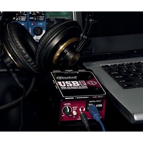 Radial Engineering USB-Pro Stereo USB Laptop DI Bundle w/Pig Hog 10' XLR 8MM Microphone Cable & Liquid Audio Polishing Cloth - Image 7