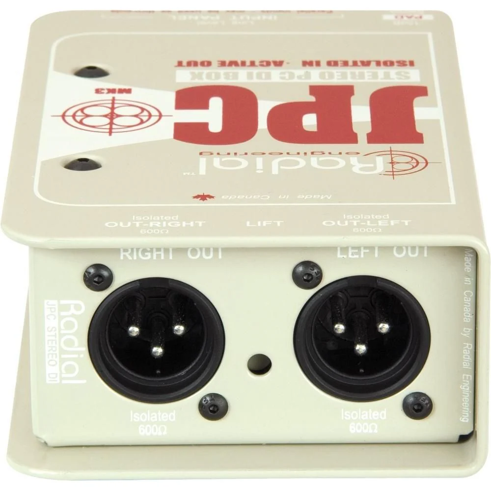 Radial Engineering JPC Active Hybrid DI Computer Direct Box Stereo Interface - Image 3