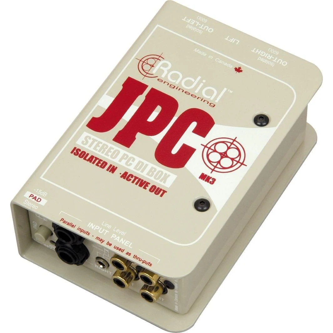 Radial Engineering JPC Active Hybrid DI Computer Direct Box Stereo Interface - Image 4