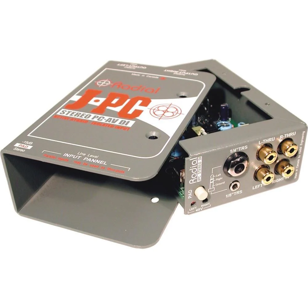 Radial Engineering JPC Active Hybrid DI Computer Direct Box Stereo Interface - Image 6