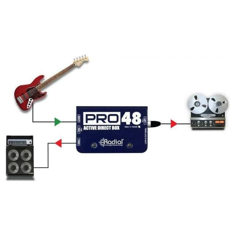 Radial Pro48 Active 48-Volt Compact Direct Box - Image 6