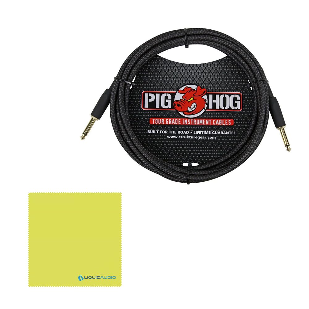 RapcoHorizon SL-2 Passive Direct Box Bundle w/Pig Hog PCH10BK "Black Woven" Instrument Cable and Liquid Audio Polishing Cloth - Image 2