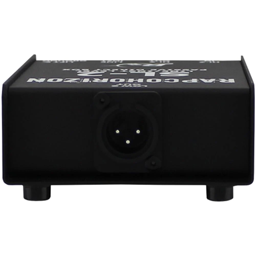 RapcoHorizon SL-2 Passive Direct Box Bundle w/Pig Hog PCH10BK "Black Woven" Instrument Cable and Liquid Audio Polishing Cloth - Image 5