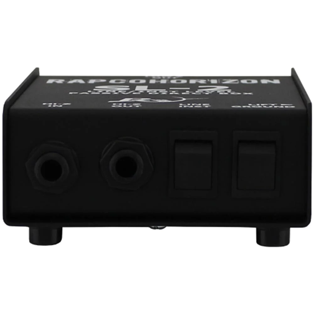 RapcoHorizon SL-2 Passive Direct Box Bundle w/Pig Hog PCH10BK "Black Woven" Instrument Cable and Liquid Audio Polishing Cloth - Image 6