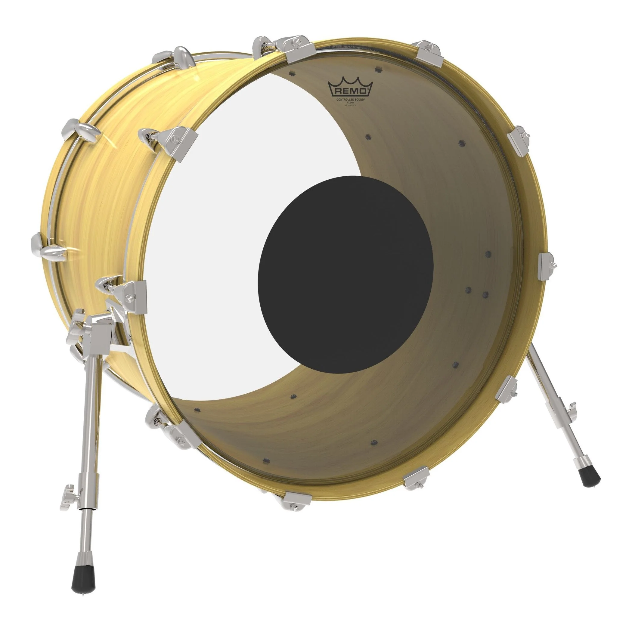 Remo Controlled Sound Clear Black Dot™ Drumhead - Image 8