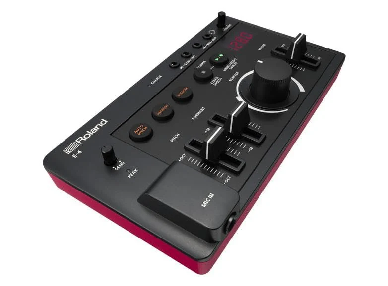 Roland AIRA Compact E-4 VOICE TWEAKER | Vocal Performance Tool with Powerful Voice Transformer Effects | Vocoder | Looper | Harmony | Auto Pitch | MIDI | For Singing & Vocal Artists,Black - Image 4