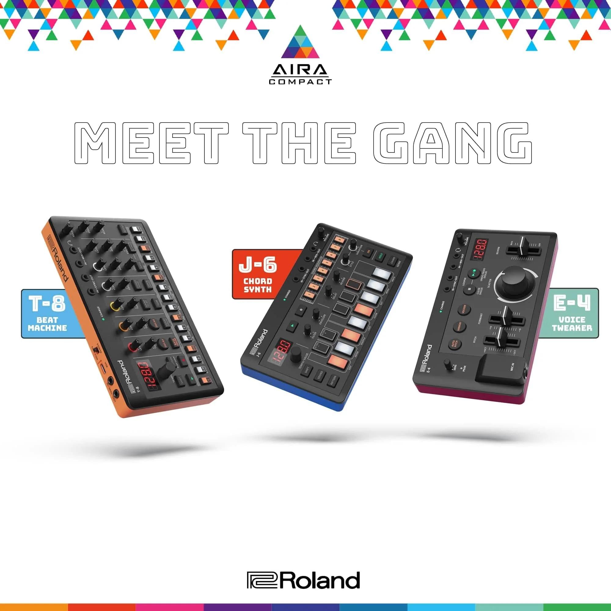 ROLAND AIRA Compact J-6 CHORD SYNTH | Portable song creation machine with professional Roland sound and features | JUNO-60 Synth Engine & Presets | Chord Sequencer | Effects,Black - Image 7