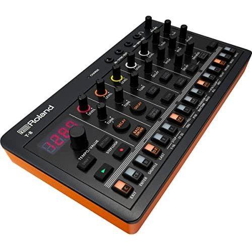 Roland AIRA Compact T-8 Beat Ultra-Portable Bass Machine Sounds | TR-REC Drum Sequencer | Six Rhythm Tracks | Built-in Effects | USB and MIDI Connectivity - Image 2