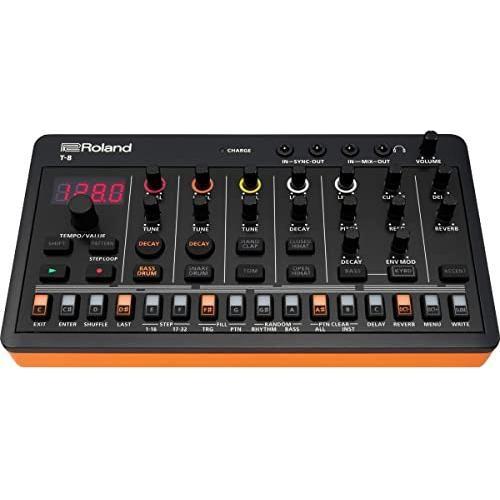 Roland AIRA Compact T-8 Beat Ultra-Portable Bass Machine Sounds | TR-REC Drum Sequencer | Six Rhythm Tracks | Built-in Effects | USB and MIDI Connectivity - Image 5