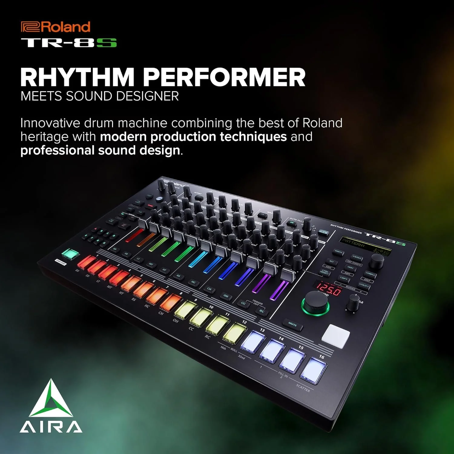 Roland Drum Machine – Compact Unit w/ TR Sounds, Samples, FM & FX - Image 3