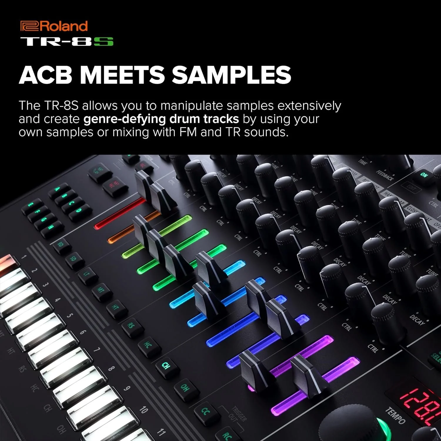 Roland Drum Machine – Compact Unit w/ TR Sounds, Samples, FM & FX - Image 7