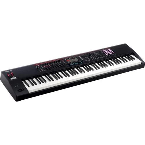 Roland FANTOM-08 Synthesizer Keyboard Bundle w/Roland RPU-3 Pedal Unit and Liquid Audio Polishing Cloth - Image 3