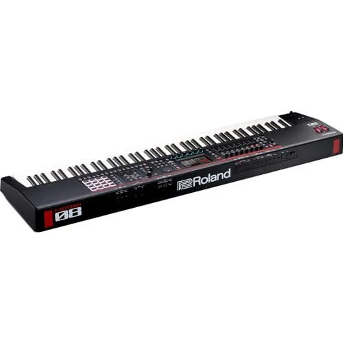 Roland FANTOM-08 Synthesizer Keyboard Bundle w/Roland RPU-3 Pedal Unit and Liquid Audio Polishing Cloth - Image 4