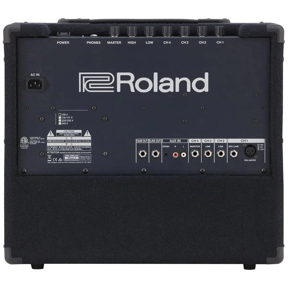 Roland KC-200 4 Channel Mixing Keyboard Amplifier, 100-Watt - Image 3