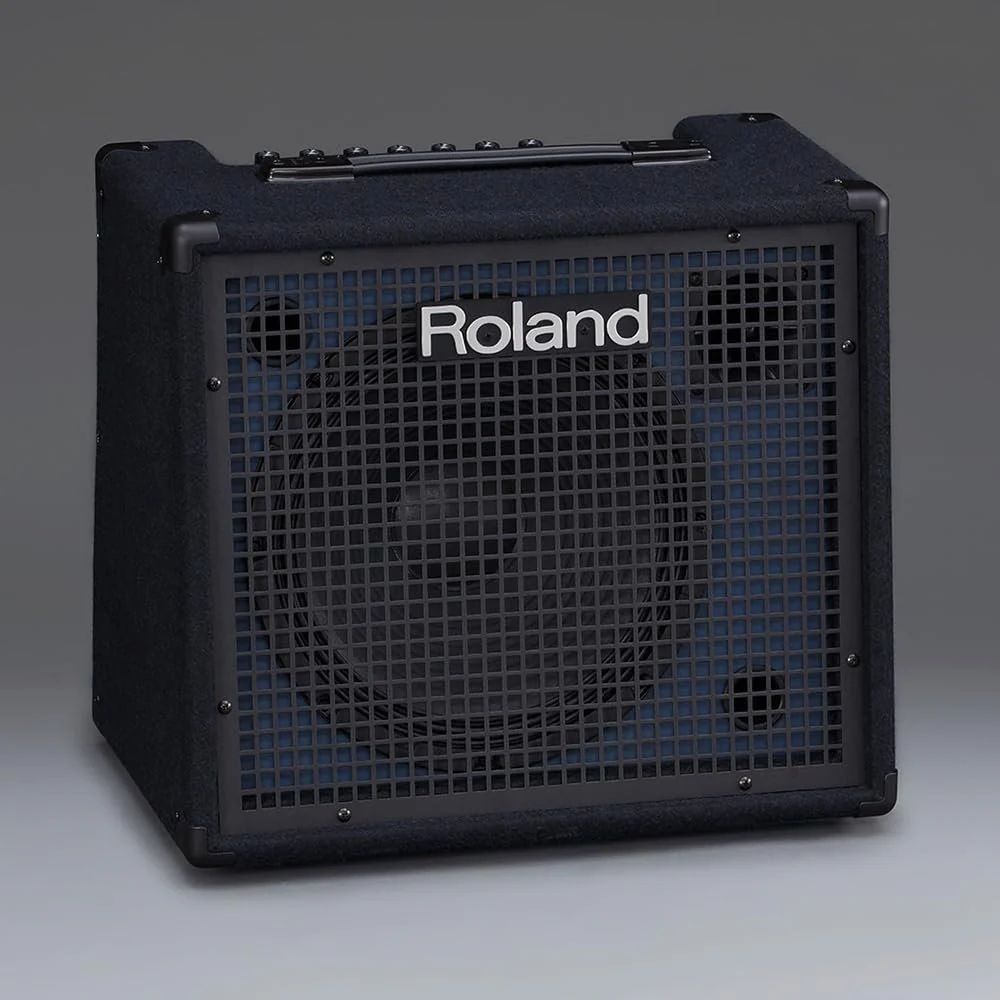 Roland KC-200 4-Channel Mixing Keyboard Amplifier 100-Watt Bundle with 25ft Pig Hog Speaker Cable & Polishing Cloth – Powerful Combo Amp with Sub Output, EQ, and Stereo Line Inputs - Image 5