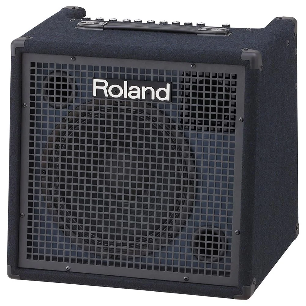 Roland KC-400 4-Channel Stereo Mixing Keyboard Amplifier Bundle with 25ft Pig Hog 9.2mm Speaker Cable & Polishing Cloth – 150-Watt Output, 12" Woofer, Flexible I/O, and Powerful Sound Projection - Image 2