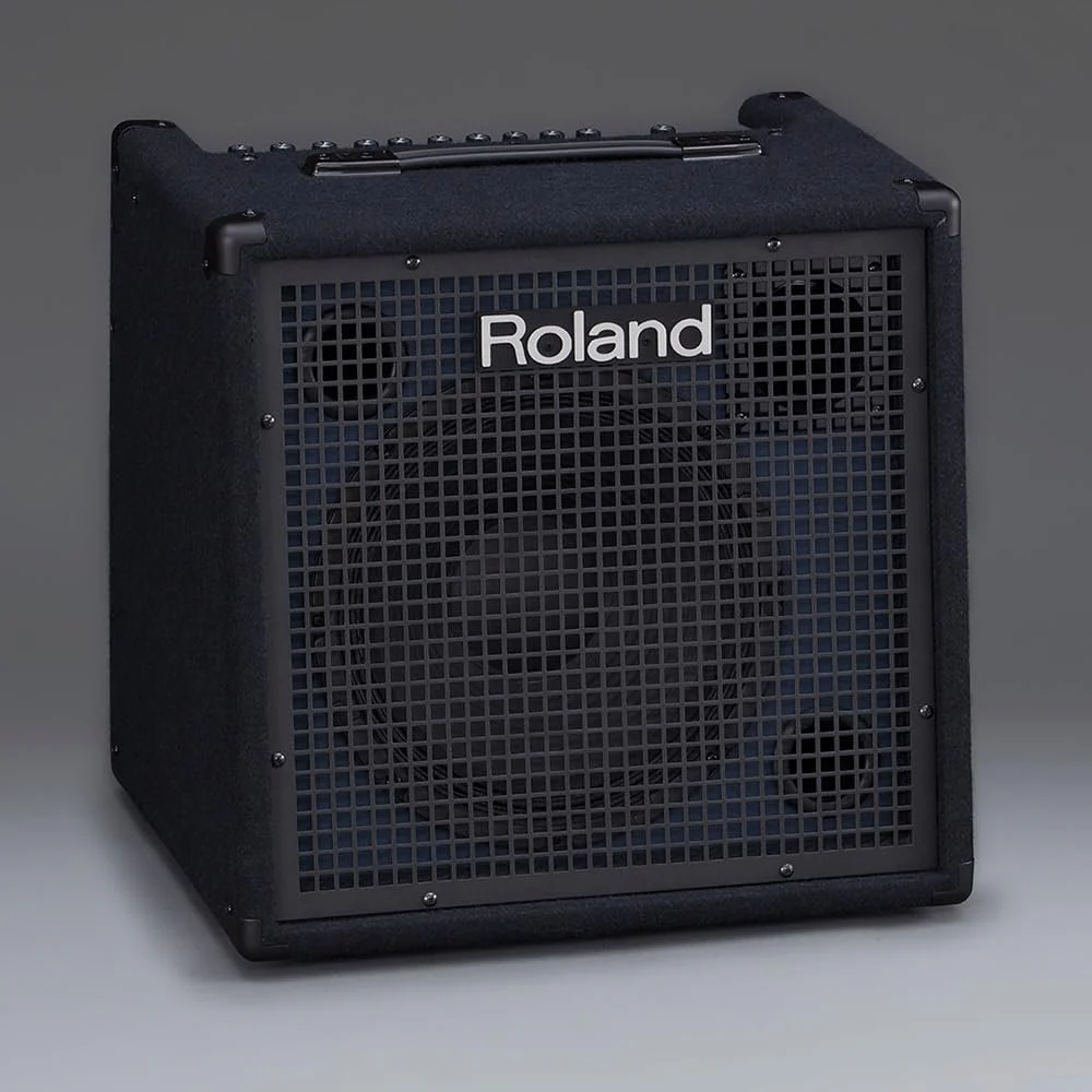 Roland KC-400 4-Channel Stereo Mixing Keyboard Amplifier Bundle with 25ft Pig Hog 9.2mm Speaker Cable & Polishing Cloth – 150-Watt Output, 12" Woofer, Flexible I/O, and Powerful Sound Projection - Image 5