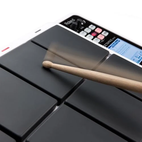 Roland OCTAPAD SPD-30 Digital Percussion Pad Bundle with 10ft Roland MIDI Cable-Black Series, 10ft Pig Hog Instrument Cable and Instrument Polishing Cloth - Versatile Percussion Pad for Performers - Image 4