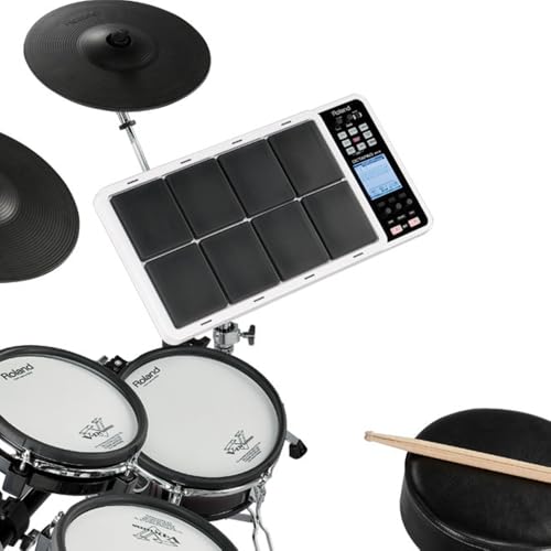 Roland OCTAPAD SPD-30 Digital Percussion Pad Bundle with 10ft Roland MIDI Cable-Black Series, 10ft Pig Hog Instrument Cable and Instrument Polishing Cloth - Versatile Percussion Pad for Performers - Image 6