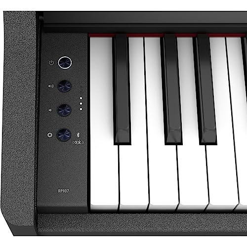 Roland RP107 Digital Compact and Affordable Home Piano with Traditional Upright Styling | Perfect for Beginners |Onboard Bluetooth & More,Black - Image 10