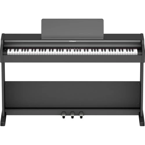 Roland RP107 Digital Compact and Affordable Home Piano with Traditional Upright Styling | Perfect for Beginners |Onboard Bluetooth & More,Black - Image 6
