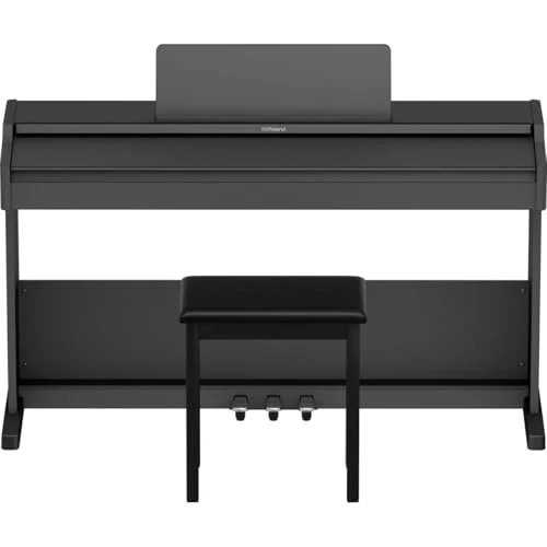 Roland RP107 Digital Compact and Affordable Home Piano with Traditional Upright Styling | Perfect for Beginners |Onboard Bluetooth & More,Black - Image 9
