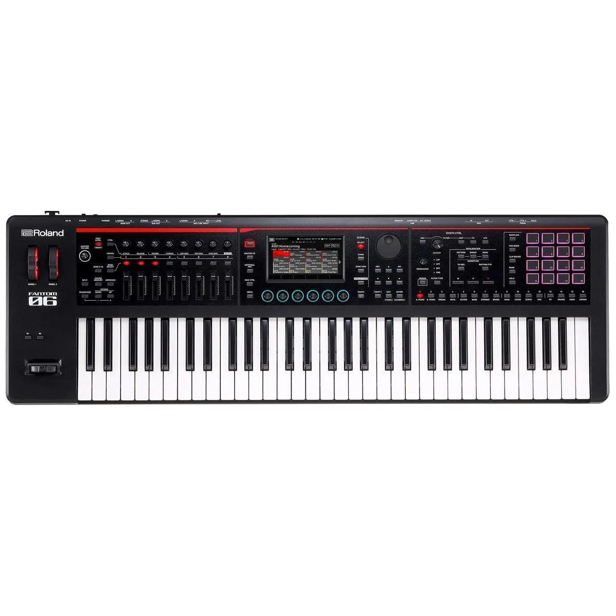 Roland Synthesizer (FANTOM-06),Black, 61-Key - Image 4