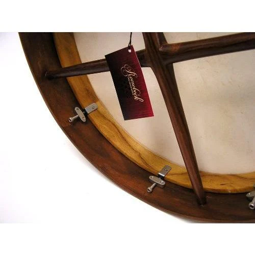 ROOSEBECK TUNABLE SHEESHAM BODHRAN CROSS-BAR SOFT NATURAL HEAD 18-BY-3.5-INCH - Image 3