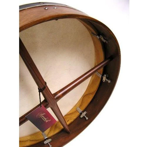 ROOSEBECK TUNABLE SHEESHAM BODHRAN CROSS-BAR SOFT NATURAL HEAD 18-BY-3.5-INCH - Image 4