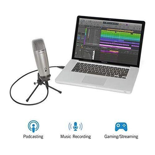 Samson 29/C01UPRO USB Microphone, Silver - Image 3