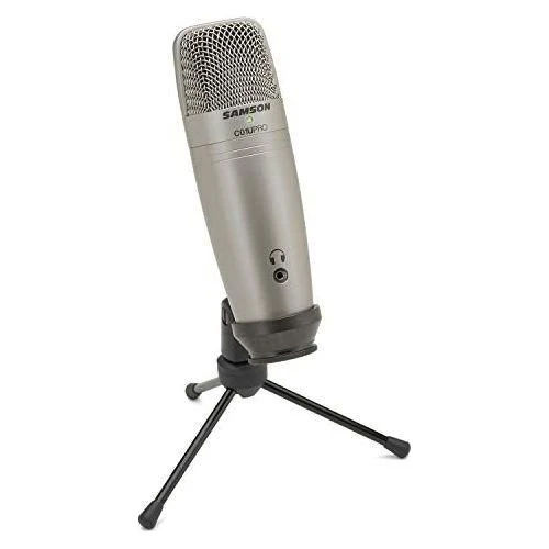 Samson 29/C01UPRO USB Microphone, Silver - Image 4