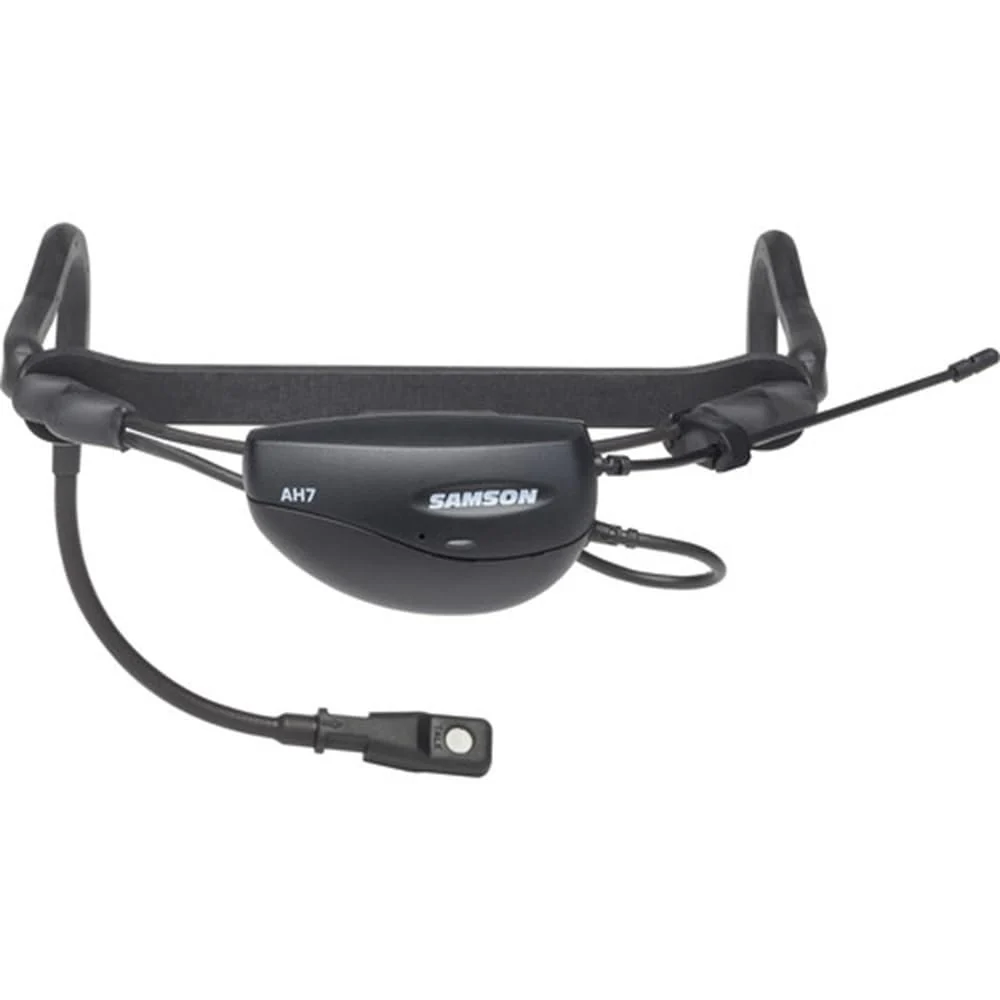 Samson Airline 77 AH7 Fitness Headset Wireless System Channel K2 (490.975 MHz) Bundle with 5 Windscreens and Polishing Cloth – Fitness Instructor Microphone Headset System - Image 6